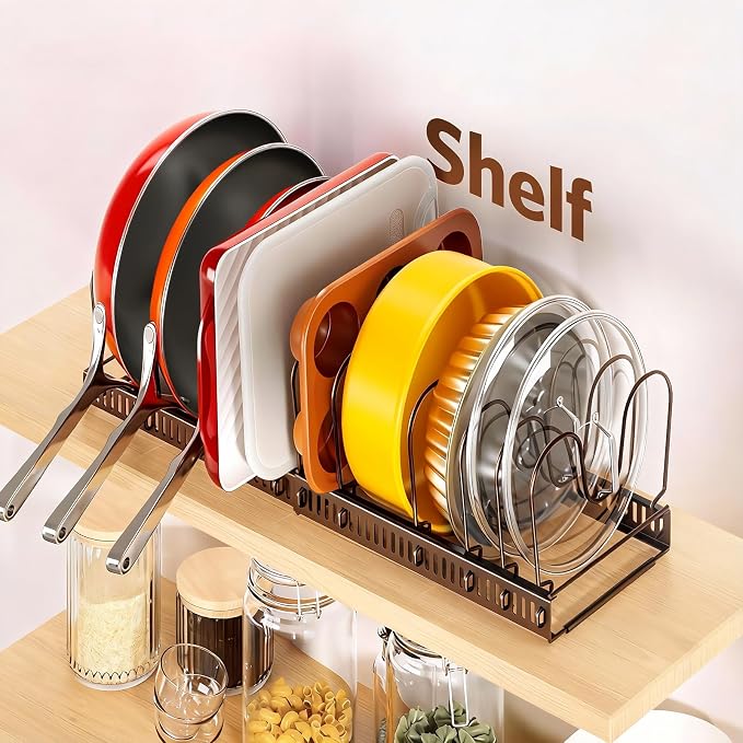ORDORA Pots and Pans Organizer under Cabinet - Image 7