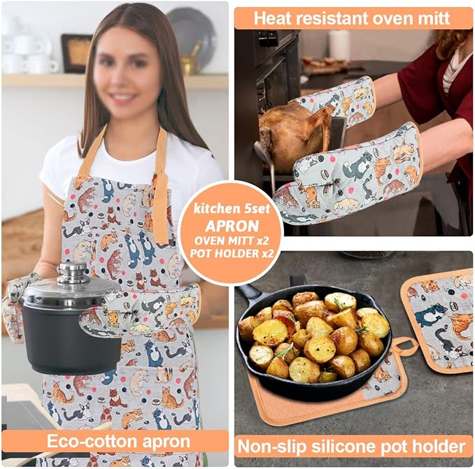 Alselo Oven Mitts and Pot Holders - Image 2
