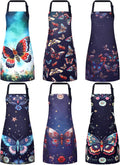 Bencailor 6 Pcs Spring Kitchen Aprons by Bencailor