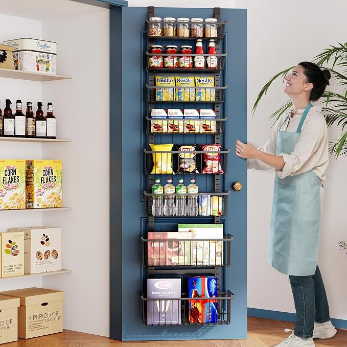 Over The Door Pantry Organizer, 8-Tier Over The Door Organizer - Image 8