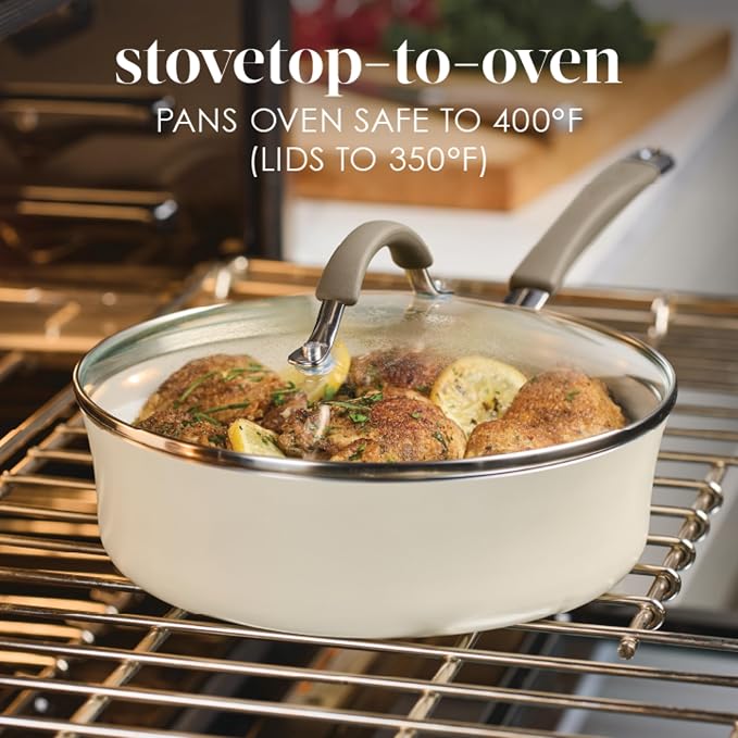 Rachael Ray Cucina Ceramic Nonstick Saute Pan - Image 5