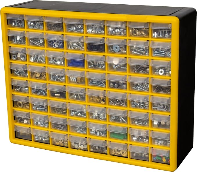 Akro-Mils 64-Drawer Plastic Drawer Storage Cabinet - Image 4