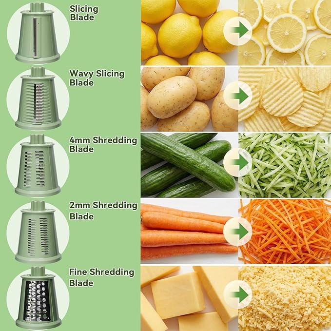 Upgrade Rotary Cheese Grater Shredder - Image 3