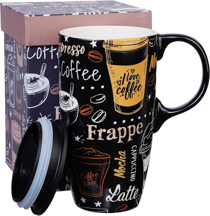 Topadorn Ceramic Travel Mug by Topadorn