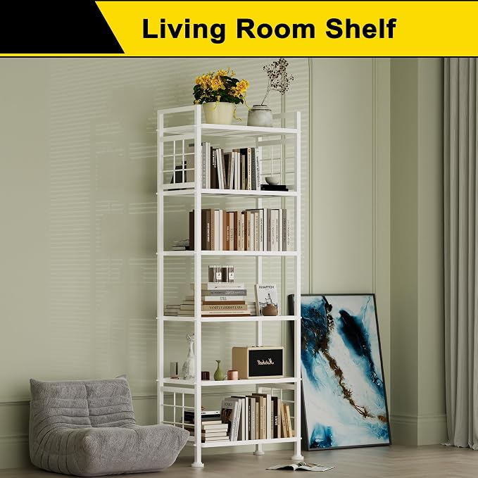 GIOTORENT 6-Wire Garage Shelving Storage Shelves, Metal Shelving Unit Pantry - Image 4