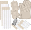 Oven Mitts Pot Holders Sets/Kitchen Towels and Dishcloths, Oven Gloves Kitchen by BSKSSK