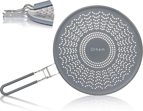 11" Silicone Splatter Screen Pan Cover by Orhemus