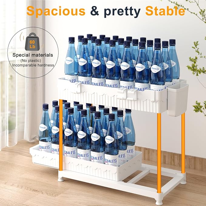 Sevenblue 3 Pack Under Sink Organizers, 2-Tier Multi-Use Kitchen and Bathroom - Image 4