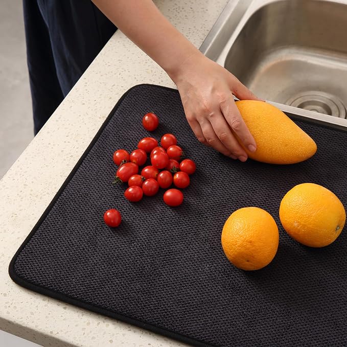 2 Pack Microfiber Dish Drying Mat - Image 8