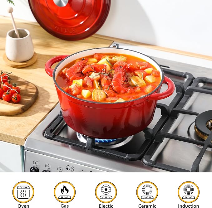 Velaze 7.5 QT Dutch Oven Pot - Image 6