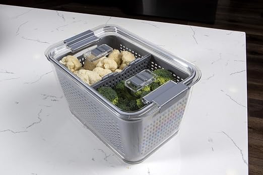 Kitchen Spaces Colander Stackable Food Storage Bin - Image 3