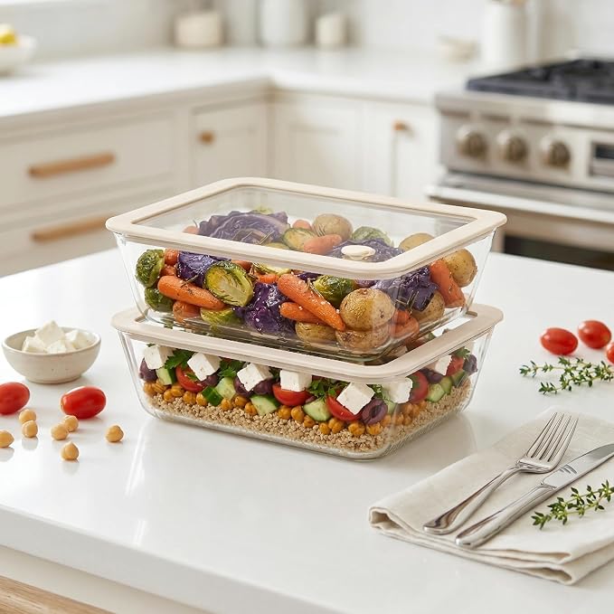 Urban Green Glass Food Container Set - Image 5