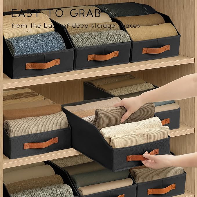 Homsorout Fabric Storage Bins for Organizing - Image 7