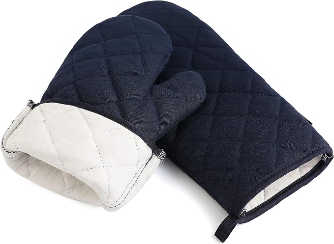 Oven Mitts and Pot Holders 4 pcs Set, High Heat Resistant 500 Degree Extra - Image 4