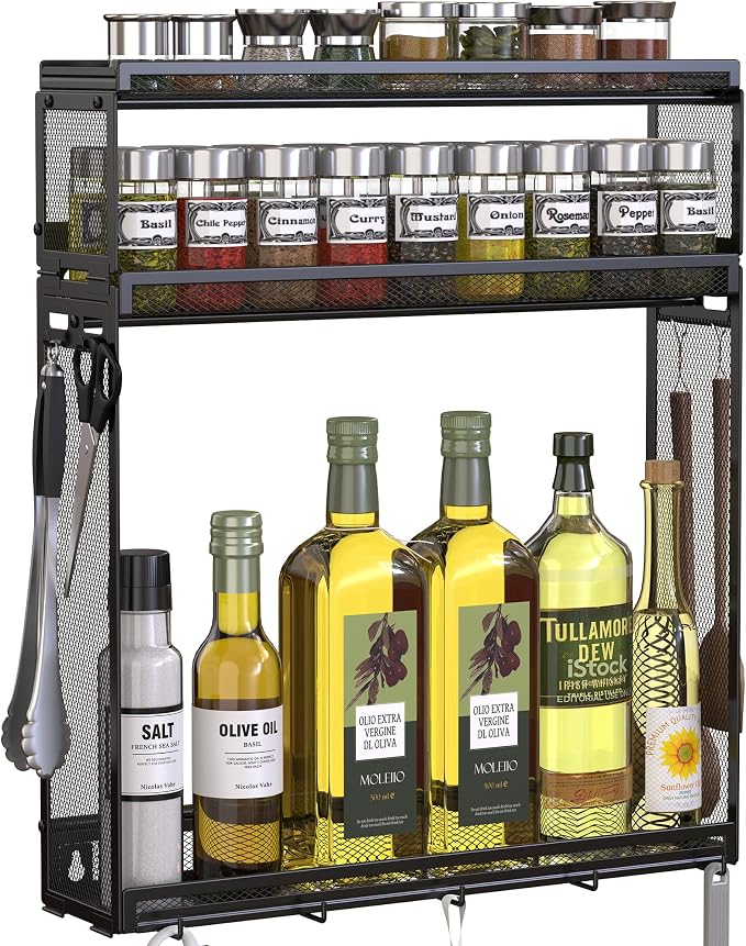 Docnest 3 Tier Wall Mounted Spice Rack by DocNest