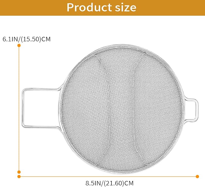 Splatter Shield for Ninja Foodi IG651, Replacement Stainless Steel Splatter - Image 2
