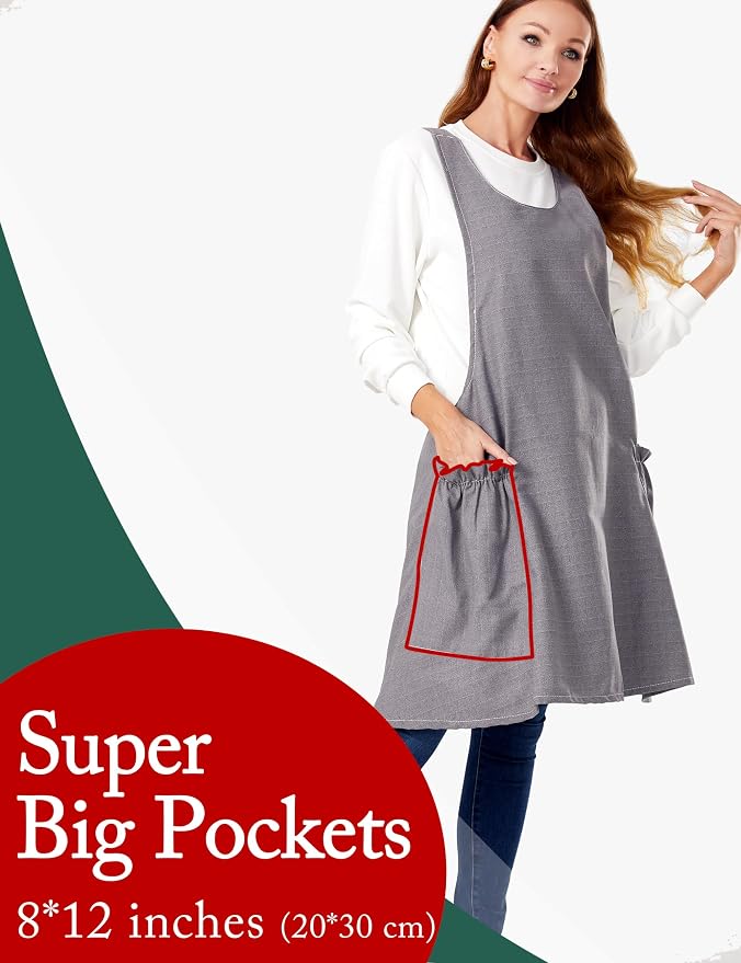 Cozy Adjustable Cross Back Aprons - Image 2