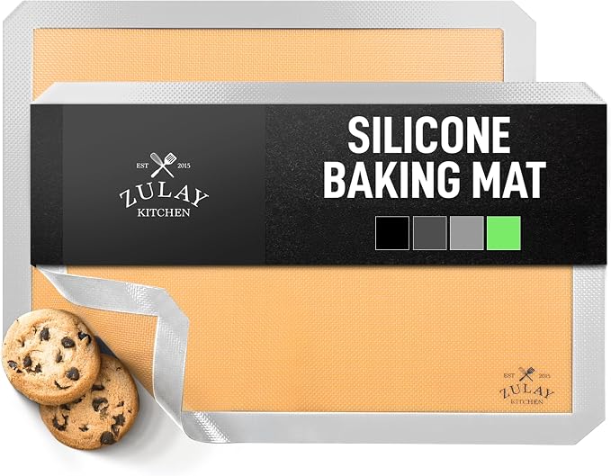 Zulay Kitchen Silicone Baking Mat Sheet Set by ZulayKitchen
