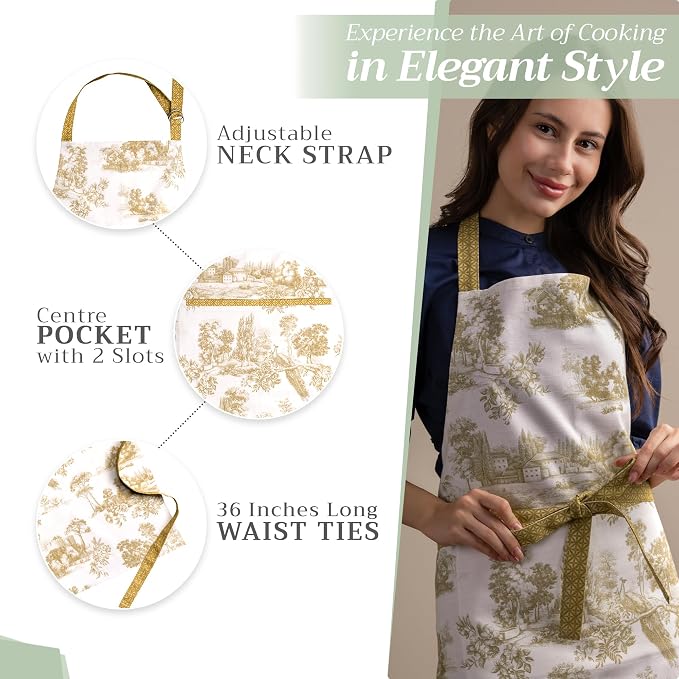 Maison d' Hermine 100% Cotton Apron - Image 5