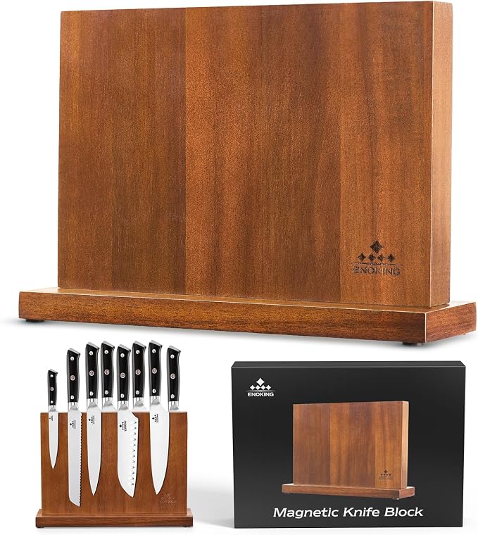 Magnetic Knife Block, Universal Knife Holder Stand by ENOKING