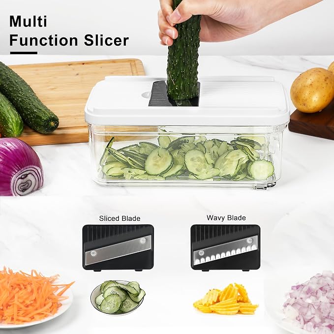 Vegetable Chopper, Professional Food Chopper &Onion Chopper, Veggie Cutter - Image 4