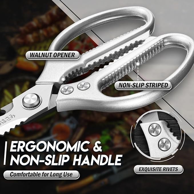 TIJERAS Kitchen Scissors Set Silver - Image 6