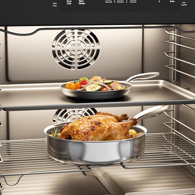 COOKER KING 7 PCS Stainless Steel Cookware Set, Pots and Pans Set Non Stick - Image 8