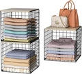 3PCS Stackable Closet Organizers and Storage, Shelves by Hencawima