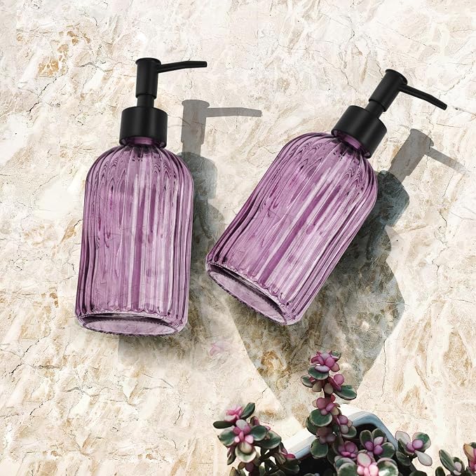 Glass Soap Dispenser with Plastic Pump, Hand Soap Dispenser - Image 6