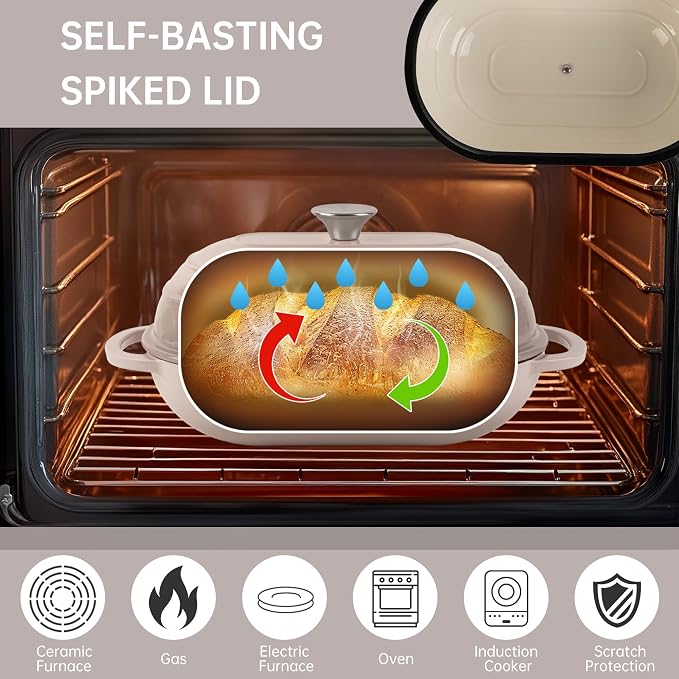 Premium Enameled Cast Iron Dutch Oven - Image 7