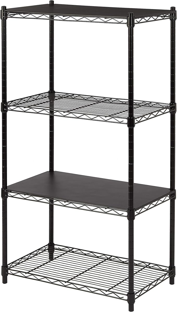 Amazon Basics 2-Shelf Stackable Storage, 13.3" D x 23.2" W x 22.2" H - Image 7