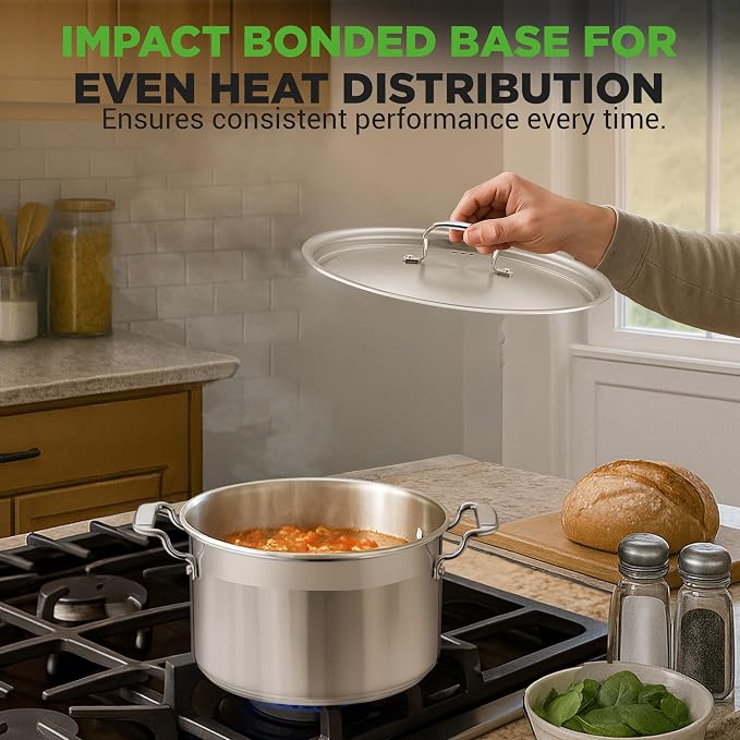 NutriChef 5-Quart Stainless Steel Stockpot - Image 6