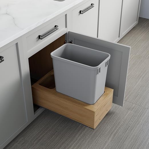 Dowell Single 35Qt Undermount Trash Pull-Out Waste Container - Image 2
