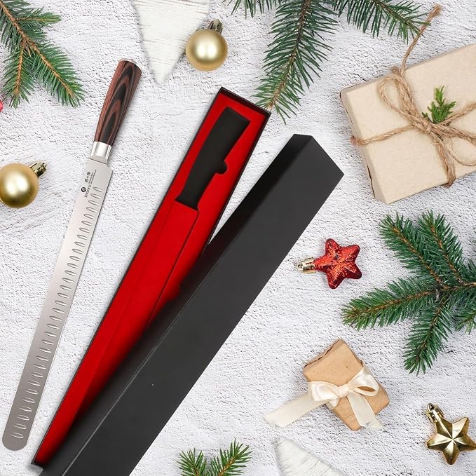 imarku Brisket Knife, 12 Inch Ultra Sharp Carving Slicing Knife - Image 2