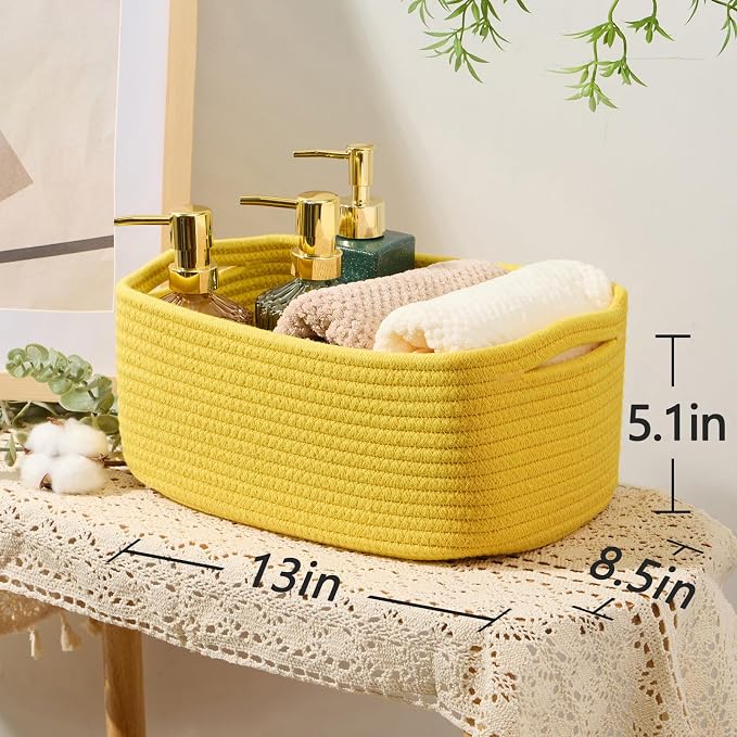 MiniArk Small Storage Baskets for Organizing | Closet Organizer Bins | Shelf - Image 3