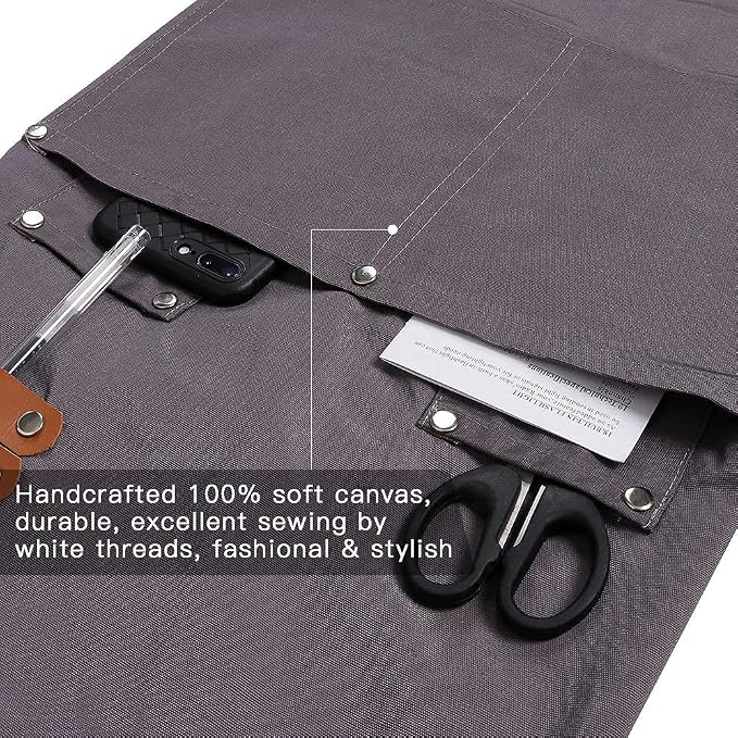 Mignongirl Chef Apron, Cross Back Apron - Image 4