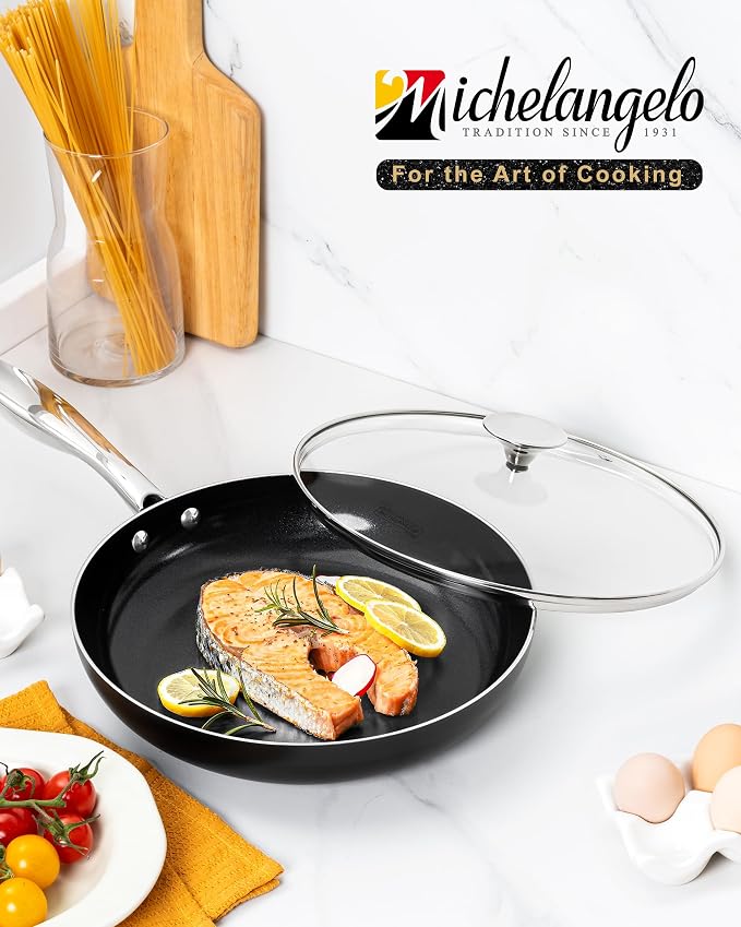 MICHELANGELO Ceramic Frying Pan - Image 7