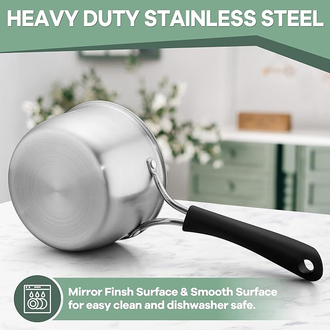 Herogo 1 Quart & 2 Quart Saucepan Set - Image 4