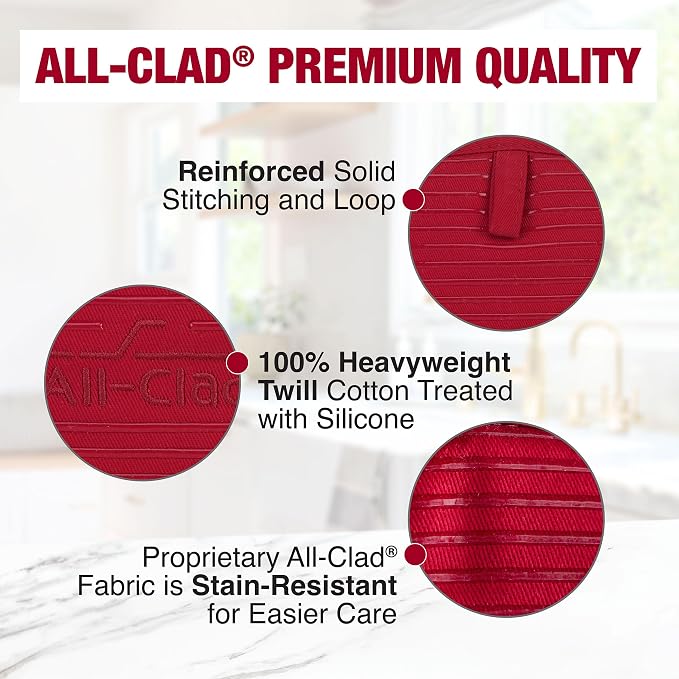All-Clad Premium Pot Holder & Heating Pad, Heat Resistant to 500 Degrees - Image 5