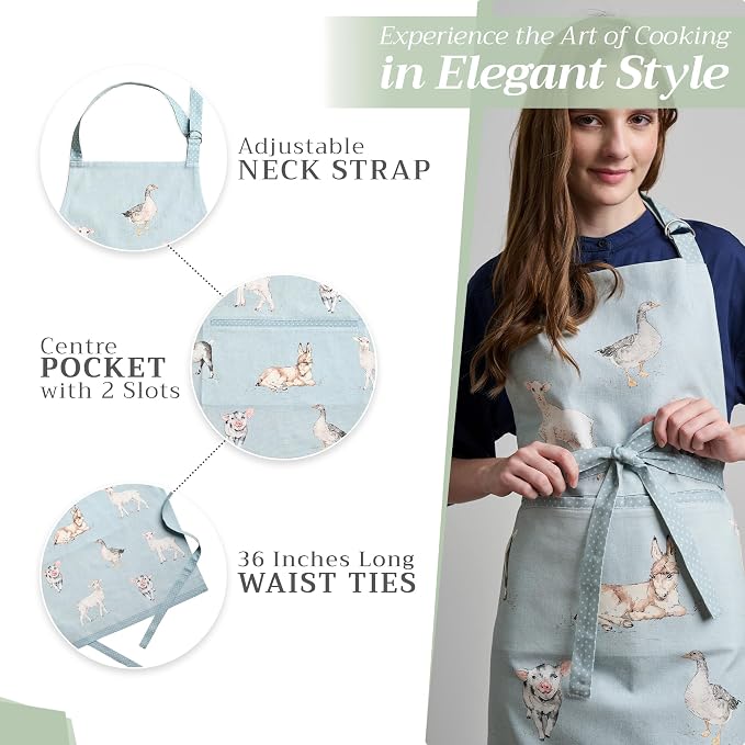 Maison d' Hermine 100% Cotton Apron - Image 5