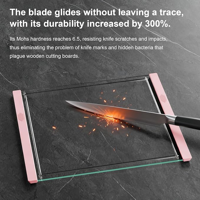 Tempered Glass Cutting Board Set - Image 3