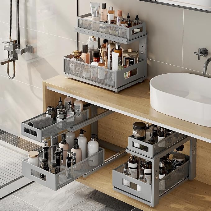 1 Pack 15.74IN-Depth Under Sink Organizer - Image 7