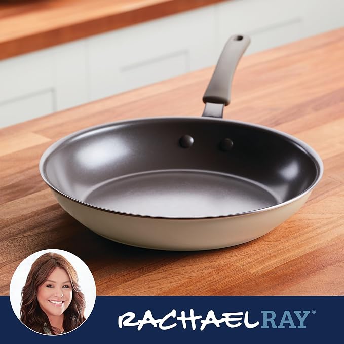 Rachael Ray Cook + Create Nonstick Frying Pan/Skillet, 12.5 Inch - Image 6