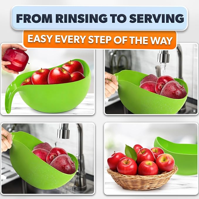 Rice Strainer with Handle - Image 5