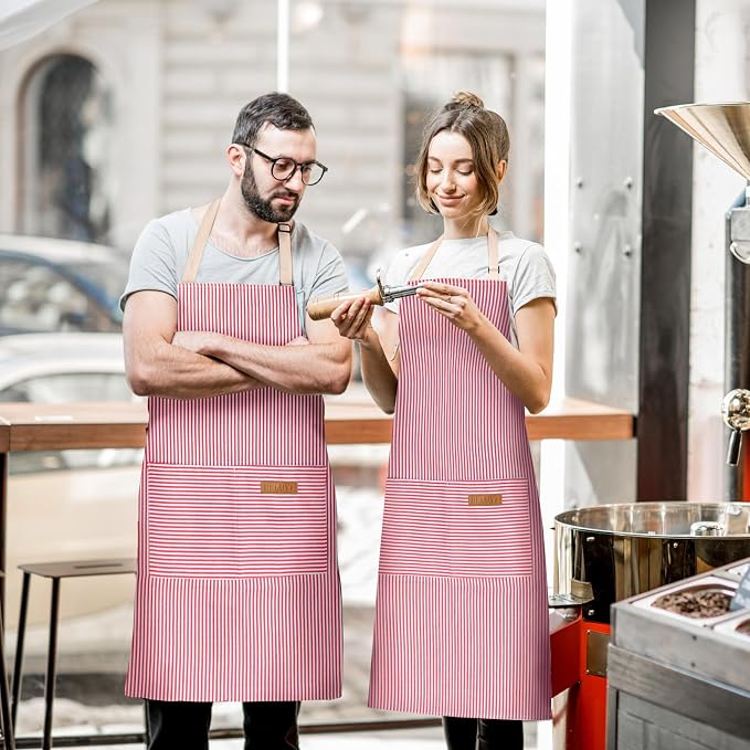 BeLuyi 2 Pack Adjustable Bib Apron - Image 5
