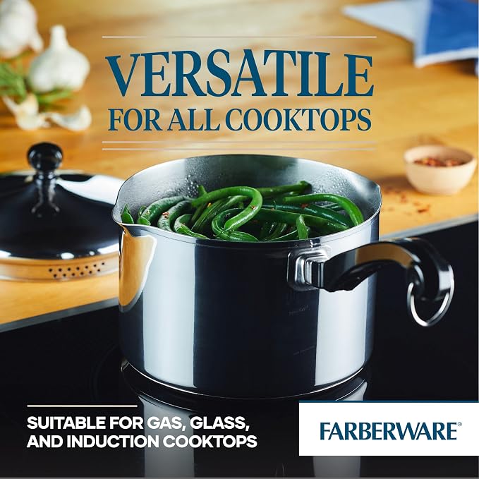 Farberware Classic Stainless Steel 3-Quart Covered Straining Saucepan - Image 5