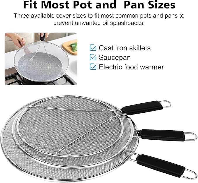 Splatter Screen for Frying Pan - Image 6