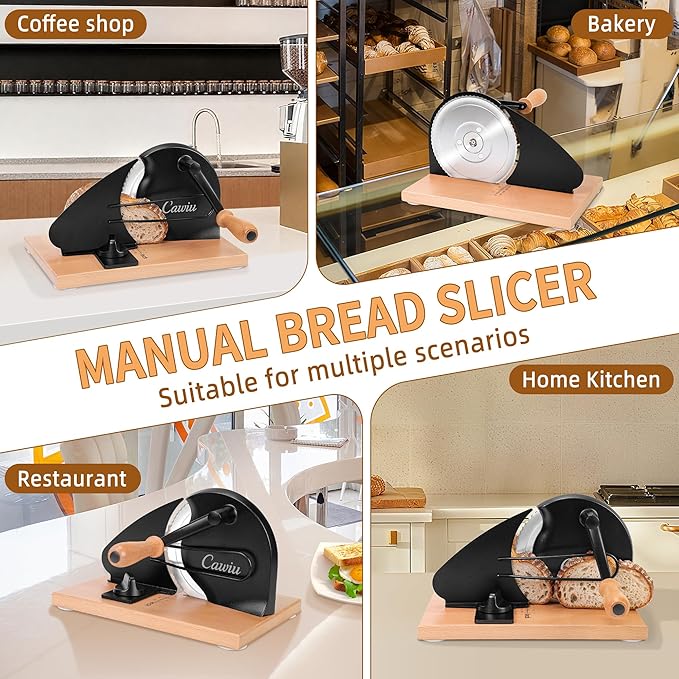 CAWIU Upgraded Manual Bread Slicer - Image 6