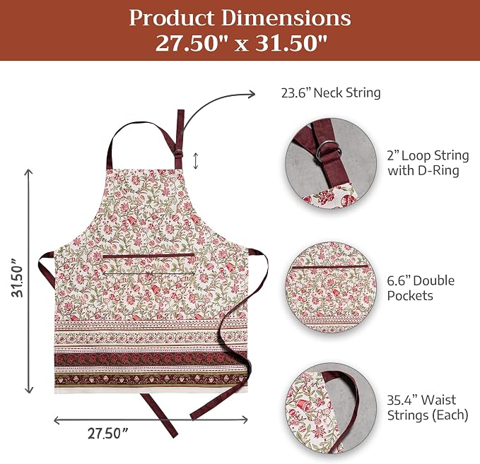 Maison d' Hermine 100% Cotton Apron - Image 7