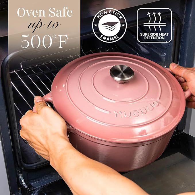 Nuovva Enamelled Cast Iron Dutch Oven Pot - Image 5
